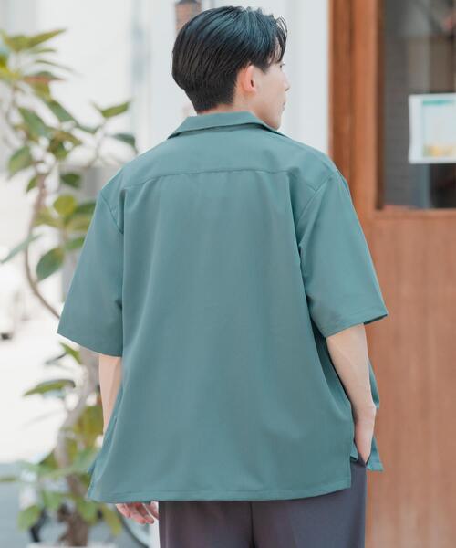 ITEMS URBANRESEARCH(アイテムズ アーバンリサーチ)の「接触冷感 TRストレッチ 半袖シャツ(シャツ/ブラウス・メンズ・グリーン/ライトグレー/ライトベージュ/ブラック・LARGE/MEDIUM)」の18枚目の写真