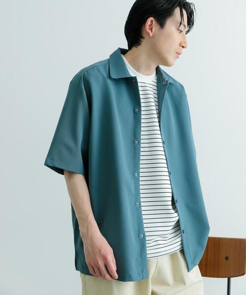 ITEMS URBANRESEARCH(アイテムズ アーバンリサーチ)の「接触冷感 TRストレッチ 半袖シャツ(シャツ/ブラウス・メンズ・グリーン/ライトグレー/ライトベージュ/ブラック・LARGE/MEDIUM)」の15枚目の写真