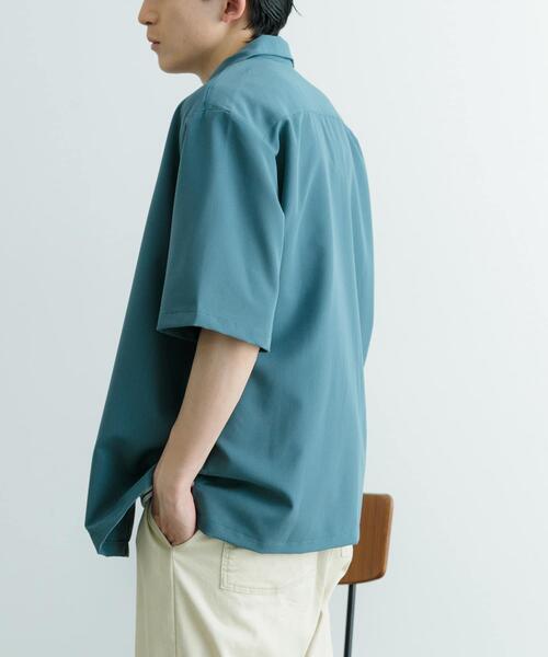 ITEMS URBANRESEARCH(アイテムズ アーバンリサーチ)の「接触冷感 TRストレッチ 半袖シャツ(シャツ/ブラウス・メンズ・グリーン/ライトグレー/ライトベージュ/ブラック・LARGE/MEDIUM)」の13枚目の写真