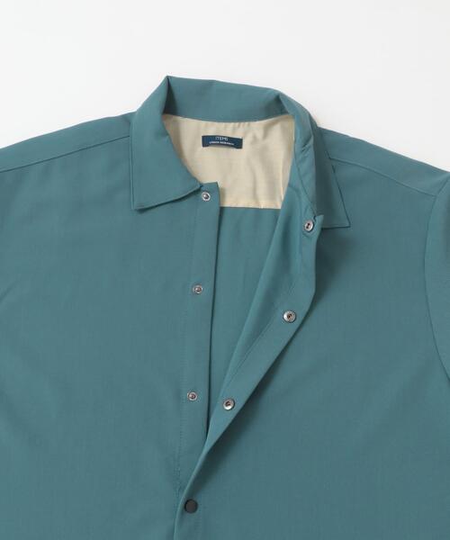 ITEMS URBANRESEARCH(アイテムズ アーバンリサーチ)の「接触冷感 TRストレッチ 半袖シャツ(シャツ/ブラウス・メンズ・グリーン/ライトグレー/ライトベージュ/ブラック・LARGE/MEDIUM)」の8枚目の写真