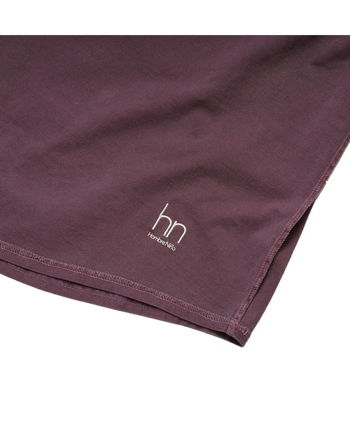 Hombre Nino（オンブレニーニョ）の「Hombre Nino PIGMENT DYED S/S TEE HN0241-CT0003（Tシャツ/カットソー・メンズ・バーガンディー/グリーン/グレー・X-LARGE/LARGE/MEDIUM）」の4枚目の写真