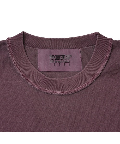 Hombre Nino（オンブレニーニョ）の「Hombre Nino PIGMENT DYED S/S TEE HN0241-CT0003（Tシャツ/カットソー・メンズ・バーガンディー/グリーン/グレー・X-LARGE/LARGE/MEDIUM）」の5枚目の写真