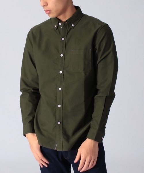 THE SHOP TK (ザ ショップ ティーケー )の「ボタンダウンオックスシャツ(シャツ/ブラウス・メンズ・ホワイト/グリーン/ブルー/ブルー系1・02/03/04)」の3枚目の写真