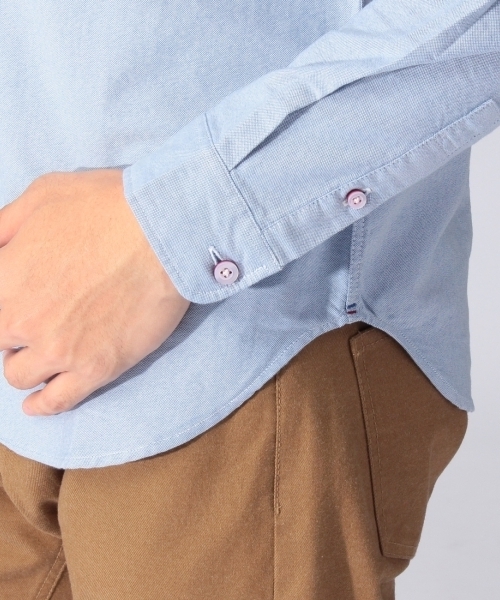 THE SHOP TK (ザ ショップ ティーケー )の「ボタンダウンオックスシャツ(シャツ/ブラウス・メンズ・ホワイト/グリーン/ブルー/ブルー系1・02/03/04)」の6枚目の写真