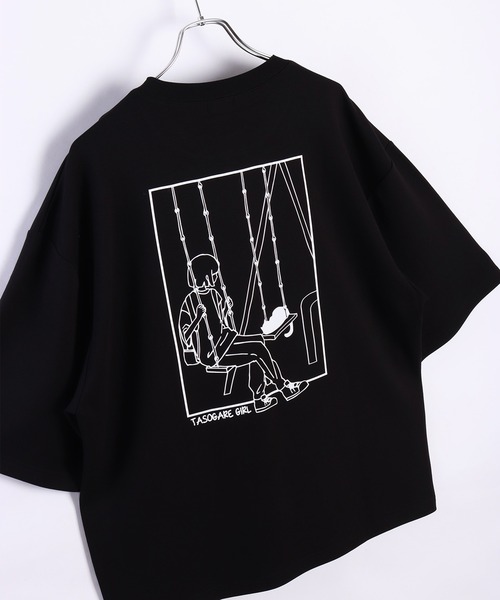 WESTSEA（ウエストシー）の「接触冷感 TASOGAREガール & キャット ネコ クールポンチ 半袖Tシャツ（Tシャツ/カットソー・メンズ・ブラック系その他/ホワイト系その他2/ブラック/グレイッシュベージュ/ブラック系その他2/ホワイト/ホワイト系その他/ベージュ系その他/ベージュ系その他2・M/L）」の20枚目の写真