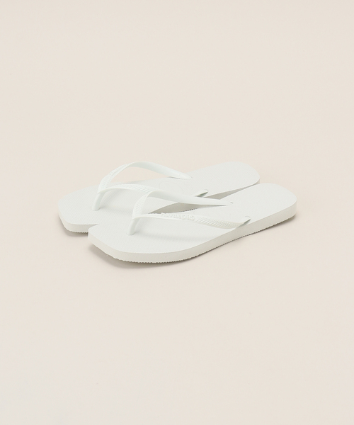 plage(プラージュ)の「HAVAIANAS/ハワイアナス SLIM SQUARE サンダル(サンダル・レディース・ホワイト・22cm/23cm/24.5cm/25.5cm)」の2枚目の写真