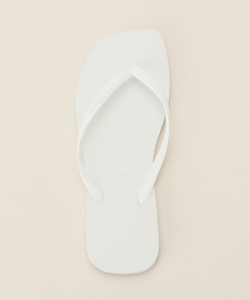 plage(プラージュ)の「HAVAIANAS/ハワイアナス SLIM SQUARE サンダル(サンダル・レディース・ホワイト・22cm/23cm/24.5cm/25.5cm)」の7枚目の写真