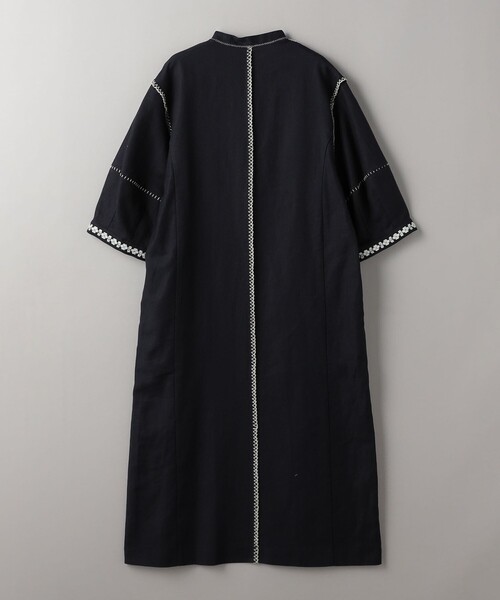 BEAUTY&YOUTH エンブロイダリーカフタンワンピース　navy S BEAUTY&YOUTH UNITED ARROWS（ビューティーアンドユース