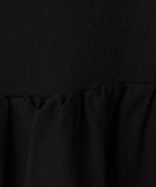 green label relaxing(グリーンレーベルリラクシング)の「フォルム フィット&フレア ニット ワンピース -ウォッシャブル-(ワンピース・レディース・モカ/ブラック・FREE)」の21枚目の写真