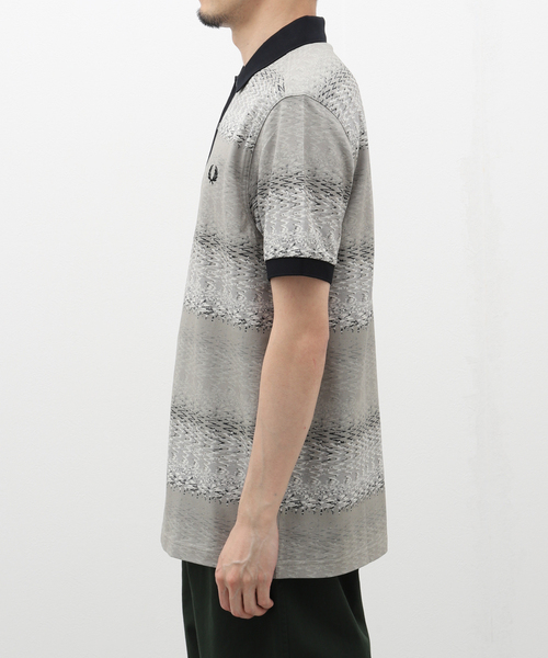 (再出品)フレッドペリーポロシャツ セール】FRED PERRY (フレッド ペリー) SUBCULTURE WAVES POLO