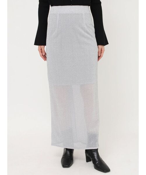 LAGUNAMOON（ラグナムーン）の「ラメカットソーナロースカート（スカート・レディース・ゴールド/シルバー・SMALL/MEDIUM）」の17枚目の写真