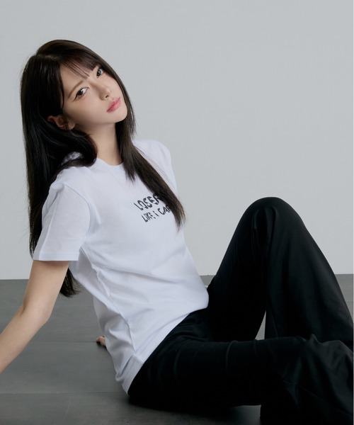 tシャツ 「ZOZOTOWN限定」LHP×Aurora/Organic cotton「LOSER」print T/lhparr レディース メンズ ZOZOTOWN限定】LHP×Aurora/Organic cotton「LOSER」print T