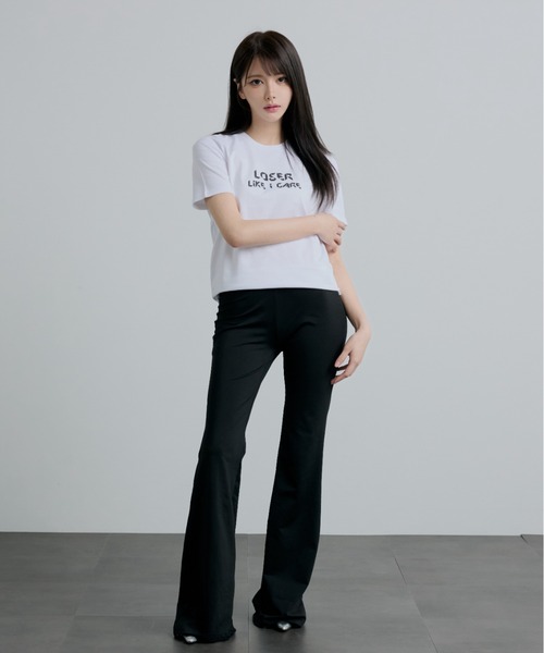 tシャツ 「ZOZOTOWN限定」LHP×Aurora/Organic cotton「LOSER」print T/lhparr レディース メンズ ZOZOTOWN限定】LHP×Aurora/Organic cotton「LOSER」print T
