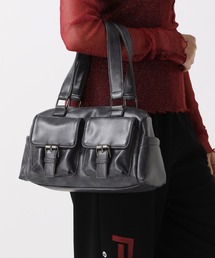 FOREVER 21 | 【新色追加・WEB限定カラーあり】合皮ダブルポケットショルダーバッグ(ショルダーバッグ)