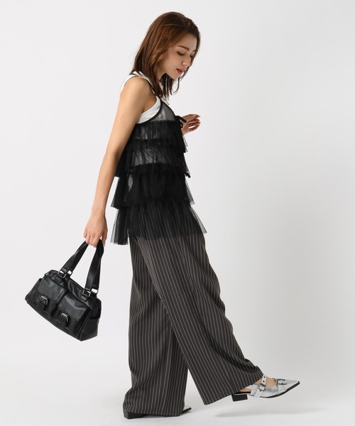 FOREVER 21(フォーエバー トゥエンティーワン)の「【WEB限定カラーあり】合皮ダブルポケットショルダーバッグ(ショルダーバッグ・レディース・ブラック/レッド/ブラウン/グレー/シルバー/ブラック系その他・FREE)」の9枚目の写真