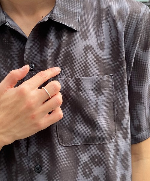 VOLCOM（ボルコム）の「VOLCOM/ボルコム 半袖シャツ 総柄 A0412400（シャツ/ブラウス・メンズ・ブラック系その他・M/L）」の11枚目の写真