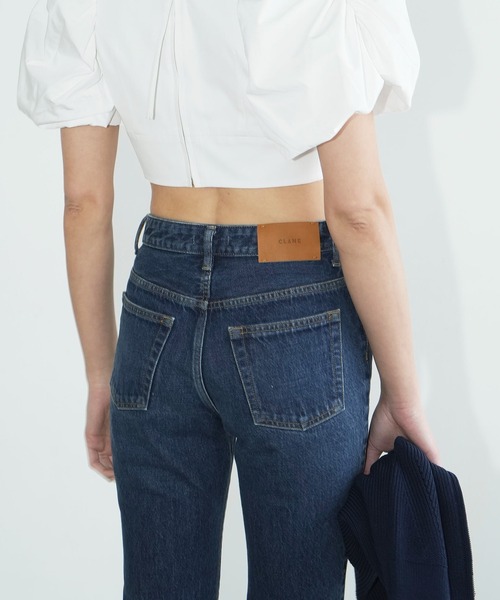 CLANE(クラネ)の「HIP HANG DENIM PANTS(デニムパンツ・レディース・ライトブラック/ブルー・1/0/2)」の19枚目の写真
