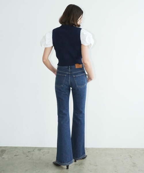 CLANE(クラネ)の「HIP HANG DENIM PANTS(デニムパンツ・レディース・ライトブラック/ブルー・1/0/2)」の18枚目の写真