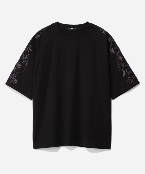 HARE（ハレ）の「SLEEVEシシュウカットソー(HARE)（Tシャツ/カットソー・メンズ・ブラック/ホワイト/ブルー・SMALL/MEDIUM）」の2枚目の写真