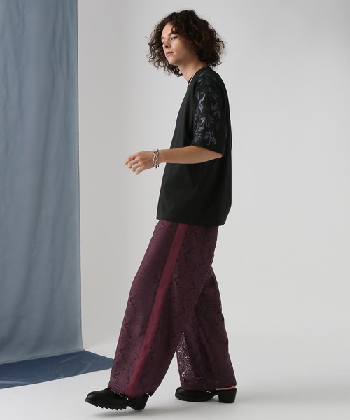HARE（ハレ）の「SLEEVEシシュウカットソー(HARE)（Tシャツ/カットソー・メンズ・ブラック/ホワイト/ブルー・SMALL/MEDIUM）」の4枚目の写真