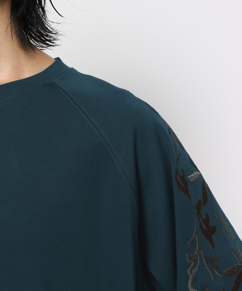 HARE（ハレ）の「SLEEVEシシュウカットソー(HARE)（Tシャツ/カットソー・メンズ・ブラック/ホワイト/ブルー・SMALL/MEDIUM）」の19枚目の写真