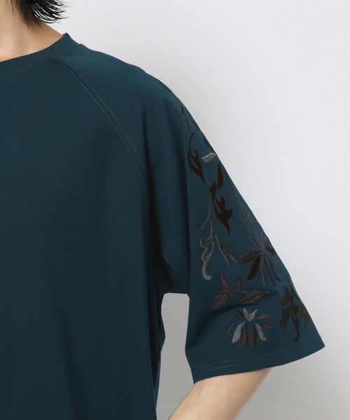 HARE（ハレ）の「SLEEVEシシュウカットソー(HARE)（Tシャツ/カットソー・メンズ・ブラック/ホワイト/ブルー・SMALL/MEDIUM）」の18枚目の写真