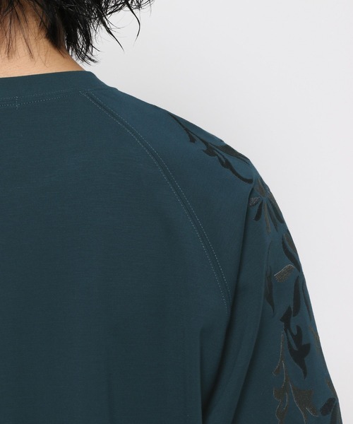 HARE（ハレ）の「SLEEVEシシュウカットソー(HARE)（Tシャツ/カットソー・メンズ・ブラック/ホワイト/ブルー・SMALL/MEDIUM）」の15枚目の写真