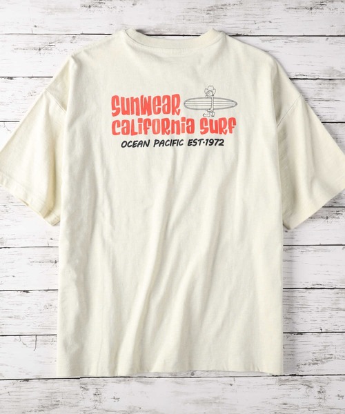 オーシャンプリントコットンTシャツ soulstyle_td58