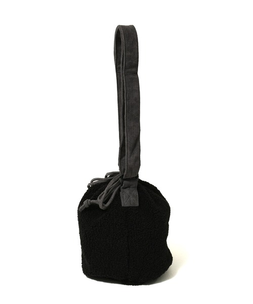 JUGLANS(ユグランス)の「【MINNETONKA】BOA PURSE BAG/ボア巾着バック(ショルダーバッグ・メンズ・ブラウン/アイボリー/グレー・FREE)」の12枚目の写真