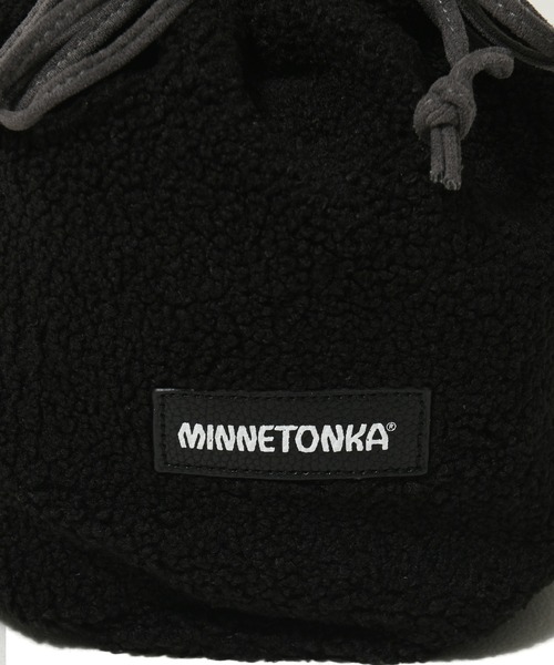JUGLANS(ユグランス)の「【MINNETONKA】BOA PURSE BAG/ボア巾着バック(ショルダーバッグ・メンズ・ブラウン/アイボリー/グレー・FREE)」の14枚目の写真