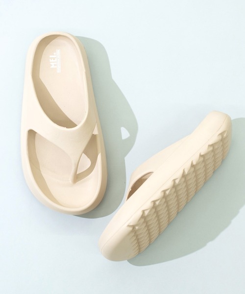 MEI(メイ)の「【MEI メイ】TONG SANDAL トングサンダル / Men’s(サンダル・メンズ・ベージュ/ブラック・L/M)」の1枚目の写真