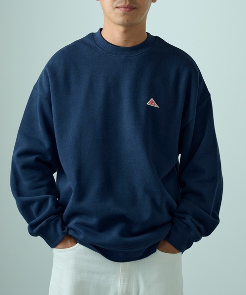 KELTY（ケルティ）の「【KELTY】限定別注 ワンポイントビンテージロゴ ビッグシルエットクルーネックスウェット（スウェット・レディース・ネイビー/ブラック/オリーブ/グレー/オフホワイト/チャコールグレー・XS/S/M/L）」の6枚目の写真