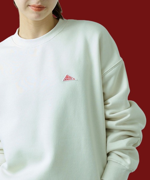 KELTY（ケルティ）の「【KELTY】限定別注 ワンポイントビンテージロゴ ビッグシルエットクルーネックスウェット（スウェット・レディース・ネイビー/ブラック/オリーブ/グレー/オフホワイト/チャコールグレー・XS/S/M/L）」の2枚目の写真