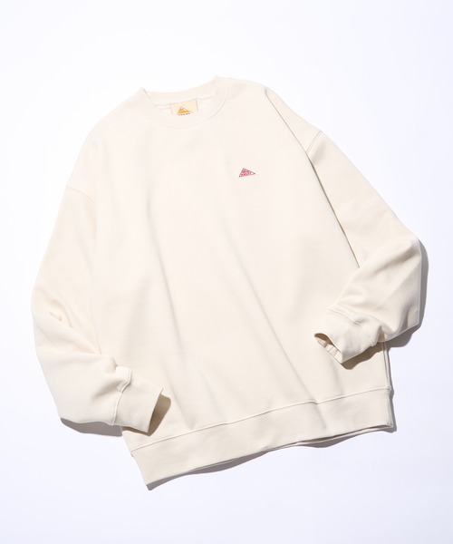 KELTY（ケルティ）の「【KELTY】限定別注 ワンポイントビンテージロゴ ビッグシルエットクルーネックスウェット（スウェット・レディース・ネイビー/ブラック/オリーブ/グレー/オフホワイト/チャコールグレー・XS/S/M/L）」の7枚目の写真