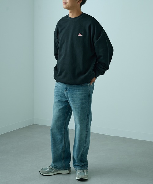 KELTY（ケルティ）の「【KELTY】限定別注 ワンポイントビンテージロゴ ビッグシルエットクルーネックスウェット（スウェット・レディース・ネイビー/ブラック/オリーブ/グレー/オフホワイト/チャコールグレー・XS/S/M/L）」の13枚目の写真