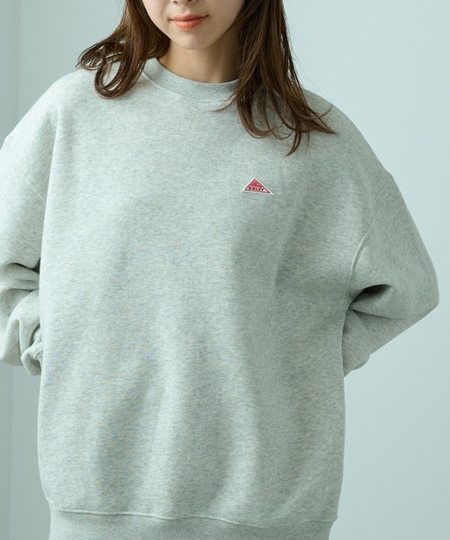 KELTY（ケルティ）の「【KELTY】限定別注 ワンポイントビンテージロゴ ビッグシルエットクルーネックスウェット（スウェット・レディース・ネイビー/ブラック/オリーブ/グレー/オフホワイト/チャコールグレー・XS/S/M/L）」の14枚目の写真