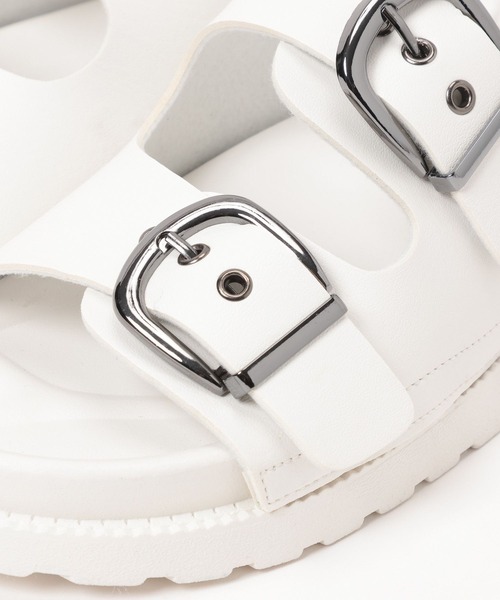 LOWRYS FARM(ローリーズファーム)の「ベルトサンダル 130133(サンダル・レディース・オフホワイト/ブラック・LARGE/MEDIUM)」の8枚目の写真