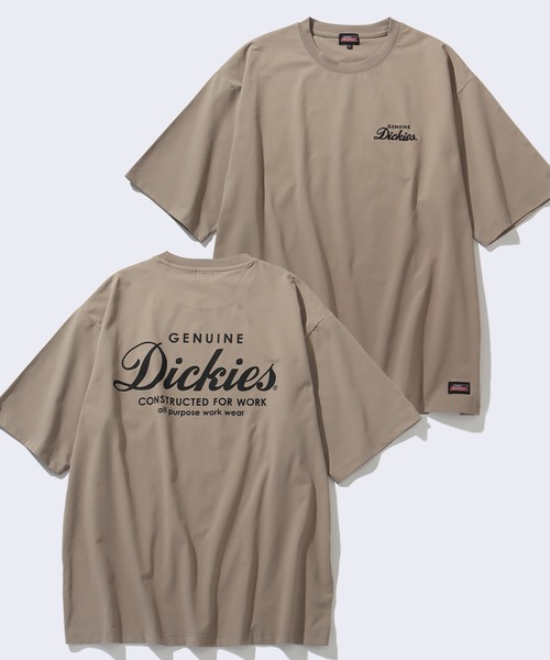 Dickies(ディッキーズ)の「【GENUINE DICKIES/ジェニュインディッキーズ】 コットンタッチ ポリドライパック プリント 半袖 Tシャツ(Tシャツ/カットソー・メンズ・ベージュ/ホワイト/ブラック/ブルーグリーン・M/L/XL)」の3枚目の写真