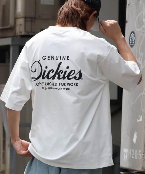 Dickies(ディッキーズ)の「【GENUINE DICKIES/ジェニュインディッキーズ】 コットンタッチ ポリドライパック プリント 半袖 Tシャツ(Tシャツ/カットソー・メンズ・ベージュ/ホワイト/ブラック/ブルーグリーン・M/L/XL)」の13枚目の写真