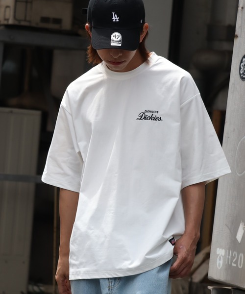 Dickies(ディッキーズ)の「【GENUINE DICKIES/ジェニュインディッキーズ】 コットンタッチ ポリドライパック プリント 半袖 Tシャツ(Tシャツ/カットソー・メンズ・ベージュ/ホワイト/ブラック/ブルーグリーン・M/L/XL)」の15枚目の写真