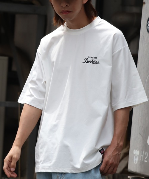 Dickies(ディッキーズ)の「【GENUINE DICKIES/ジェニュインディッキーズ】 コットンタッチ ポリドライパック プリント 半袖 Tシャツ(Tシャツ/カットソー・メンズ・ベージュ/ホワイト/ブラック/ブルーグリーン・M/L/XL)」の16枚目の写真