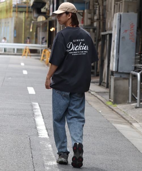Dickies(ディッキーズ)の「【GENUINE DICKIES/ジェニュインディッキーズ】 コットンタッチ ポリドライパック プリント 半袖 Tシャツ(Tシャツ/カットソー・メンズ・ベージュ/ホワイト/ブラック/ブルーグリーン・M/L/XL)」の12枚目の写真