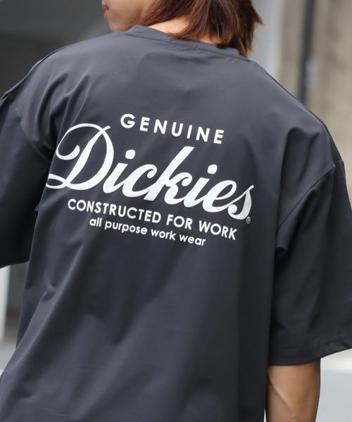 Dickies(ディッキーズ)の「【GENUINE DICKIES/ジェニュインディッキーズ】 コットンタッチ ポリドライパック プリント 半袖 Tシャツ(Tシャツ/カットソー・メンズ・ベージュ/ホワイト/ブラック/ブルーグリーン・M/L/XL)」の5枚目の写真