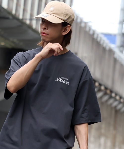 Dickies(ディッキーズ)の「【GENUINE DICKIES/ジェニュインディッキーズ】 コットンタッチ ポリドライパック プリント 半袖 Tシャツ(Tシャツ/カットソー・メンズ・ベージュ/ホワイト/ブラック/ブルーグリーン・M/L/XL)」の8枚目の写真