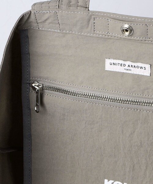 UNITED ARROWS　トートバッグ　小松マテーレ　KONBU　グレー UNITED ARROWS（ユナイテッドアローズ）の「KONBU コンブ トート