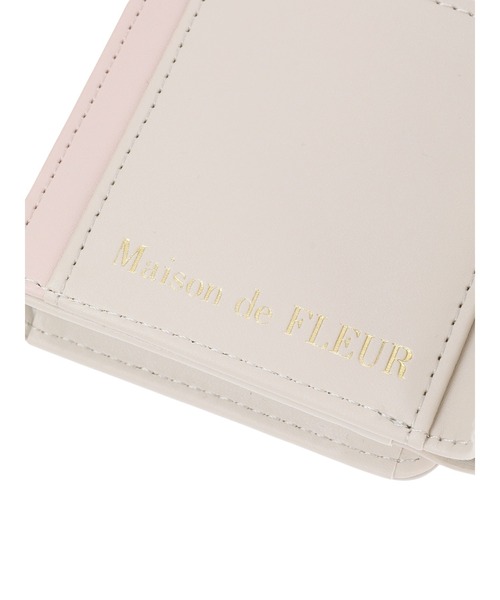 Maison de FLEUR（メゾンドフルール）の「リボンビジューウォレット（財布・レディース・ブラック/ライトピンク/ベージュ系その他・FREE）」の8枚目の写真