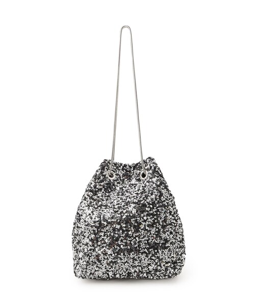 grove（グローブ）の「◆アソートスネークチェーン巾着ショルダー（ショルダーバッグ・レディース・シルバー系その他5/ブラック系3/シルバー・00）」の14枚目の写真