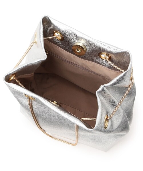 grove（グローブ）の「◆アソートスネークチェーン巾着ショルダー（ショルダーバッグ・レディース・シルバー系その他5/ブラック系3/シルバー・00）」の22枚目の写真