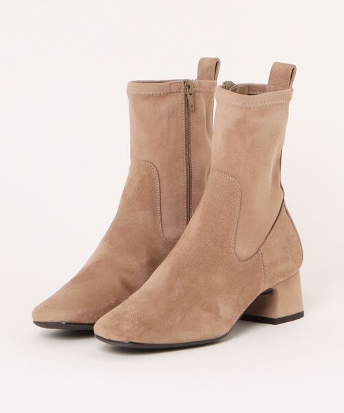 ストレッチヒールショートブーツ /UNISA LEMICO-RA（ブーツ）｜UNISA（ユニサ）