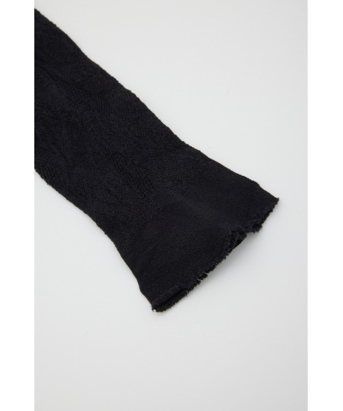 SLY（スライ）の「FLOWER LACE SOCKS フラワー レース ソックス 靴下（ソックス/靴下・レディース・アイボリー/ブラック・FREE）」の3枚目の写真